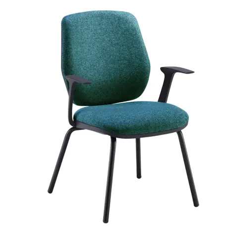 Tegan Fabric 4 Leg Frame Meeting Chair - Adide - FL829